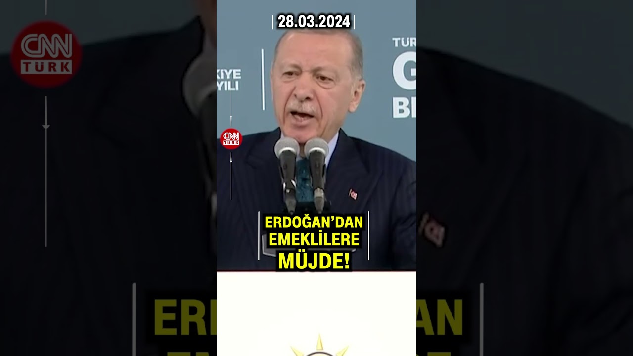 Cumhurbaşkanı Erdoğan'dan Emeklilere Müjde: "Temmuzda Emekli Maaşı Masaya Yatacak" #Shorts