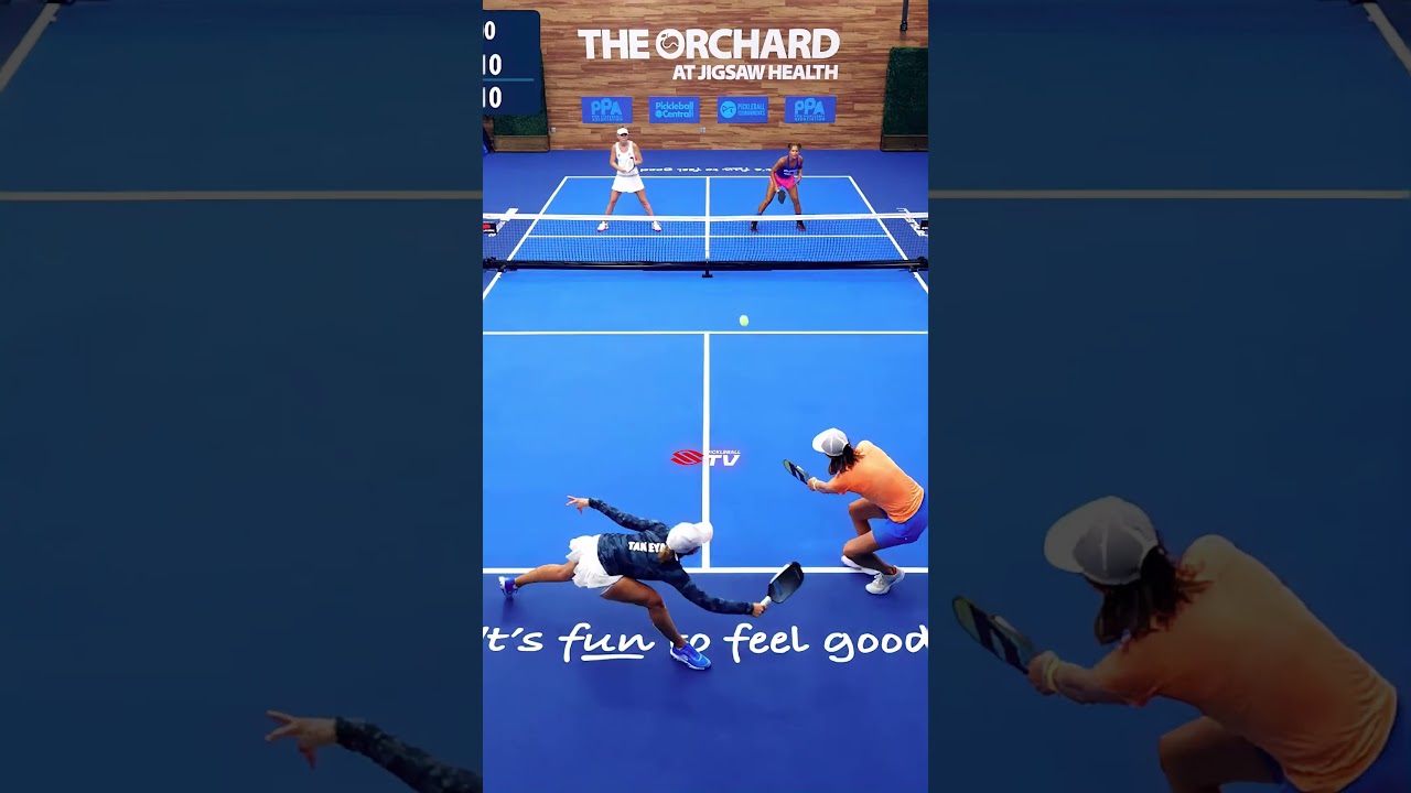 When Irina Tereschenko enters a hands battle, she ends it on her terms 💥 #pickleball