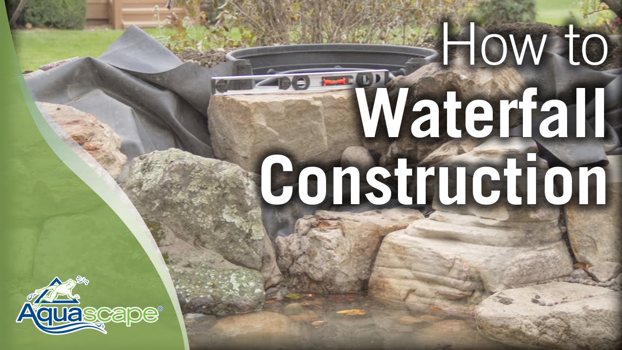 Aquascape's Step-by-Step Waterfall Construction - YouTube