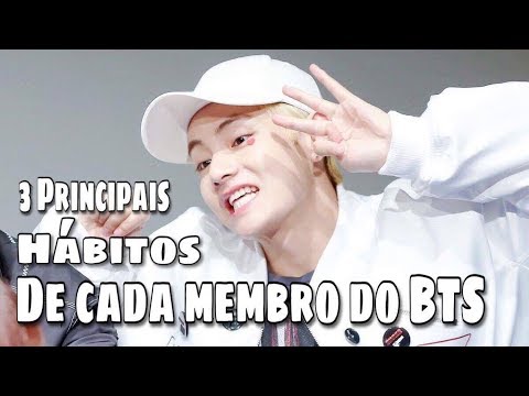 3 Principais hábitos de cada membro do BTS
