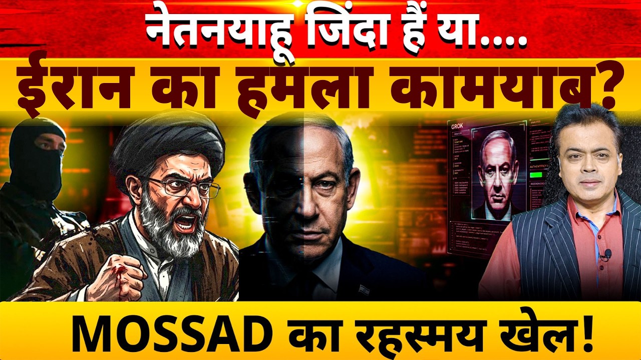 नेतनयाहू जिंदा हैं या....दूसरे वीडियो को GROK ने बताया फ़र्जी! MOSSAD का रहस्मय खेल!
