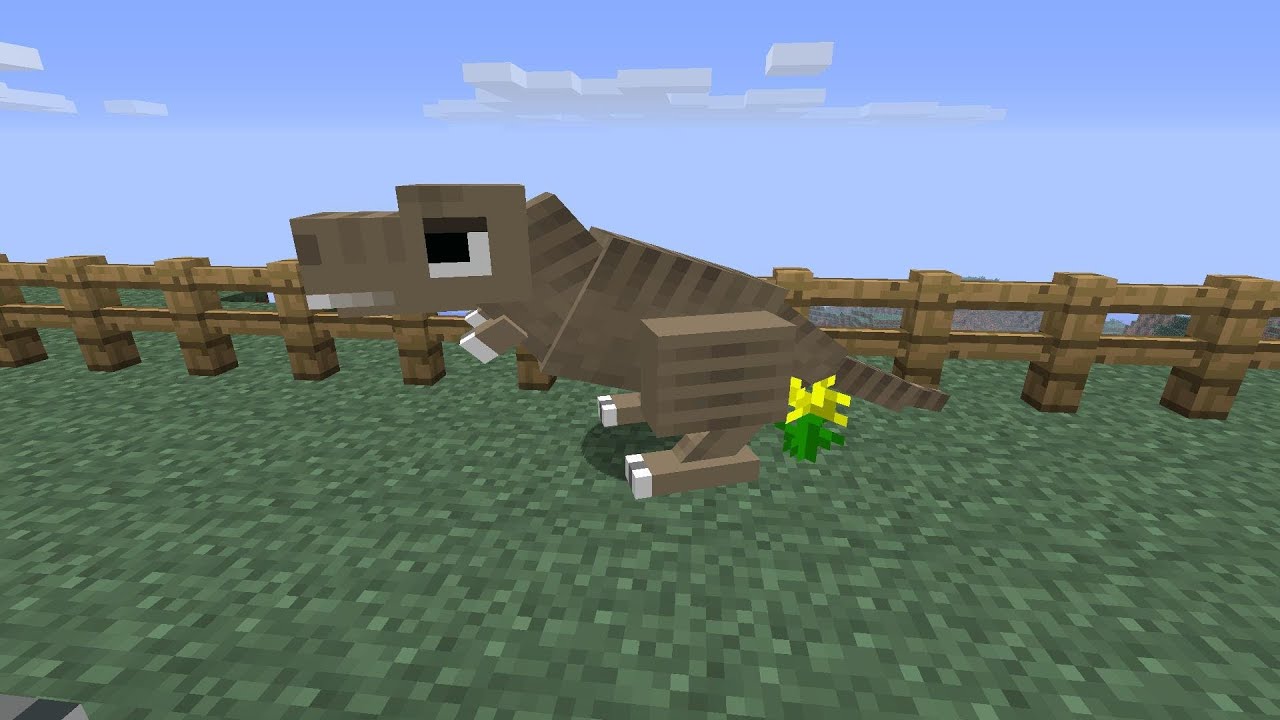 t rex fossil minecraft