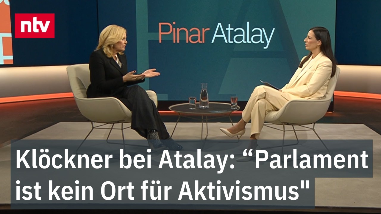 Klöckner bei Pinar Atalay: "Das Parlament ist kein Ort für Aktivismus" | ntv