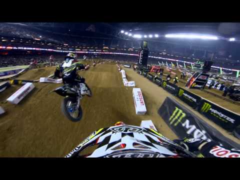 GoPro HD: Jessy Nelson Main Event Lap 2013 Monster Energy Supercross Phoenix 