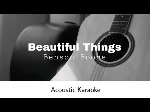 Benson Boone - Beautiful Things (Acoustic Karaoke)