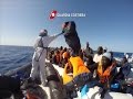 AP : Raw: Italian Coast Guard Rescues 220 Migrants