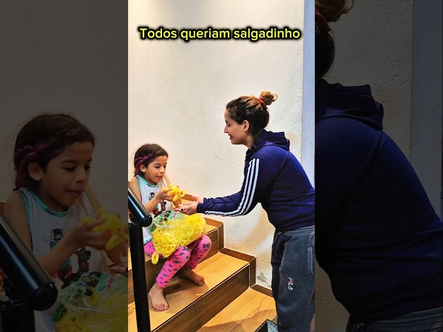 Todos queriam salgadinho