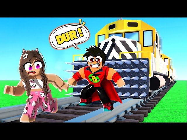 ROBLOX'TA KAS YAPTIK VE TREN DURDURDUK! - Stop the Train Simulator
