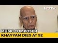 Legendary Music Composer Khayyam Dies At 92
