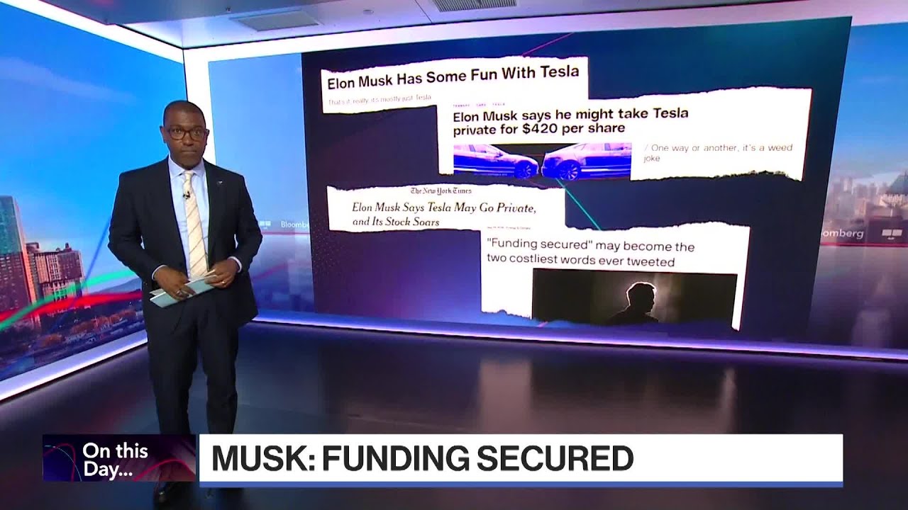 Musk: Funding Secured | On This Day