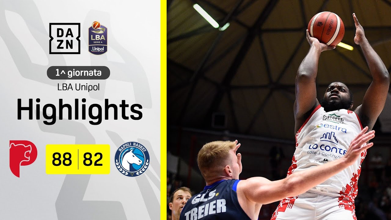 Va a PISTOIA la sfida contro NAPOLI: Pistoia-Napoli 88-82 | LBA | DAZN Highlights