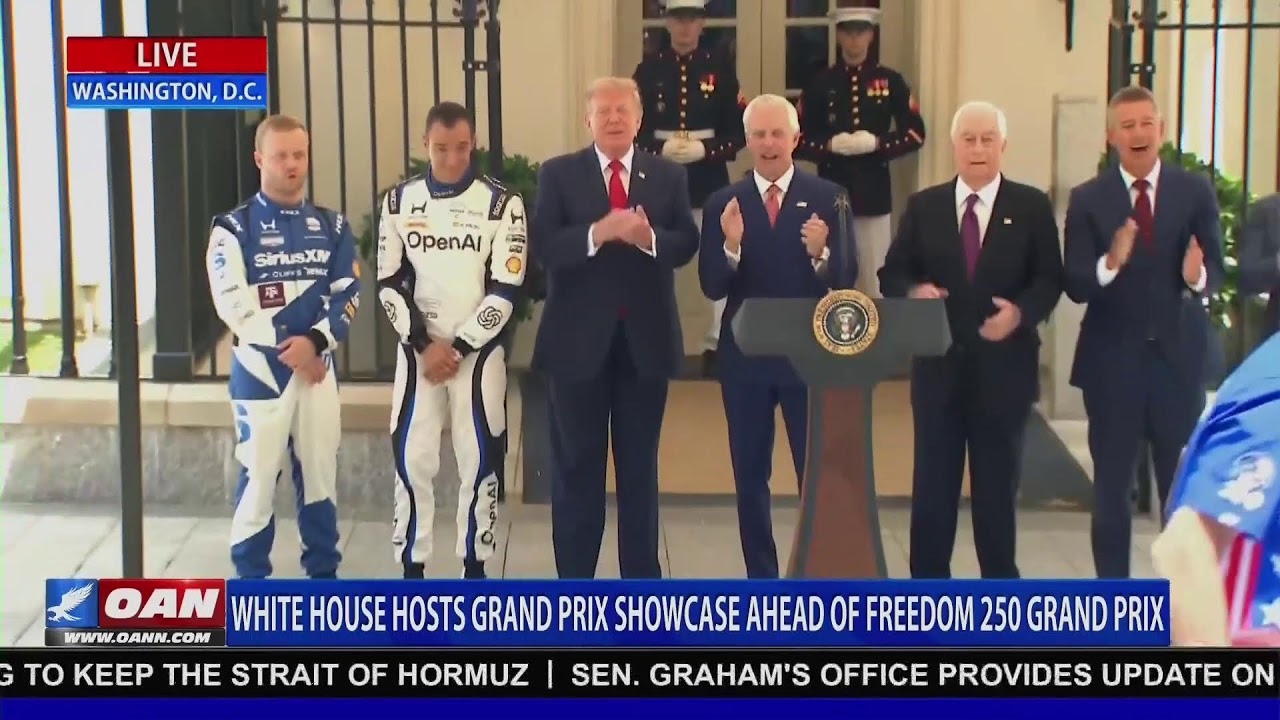 LIVE: TRUMP SPEAKS AT FREEDOM 250 GRAND PRIX EVENT