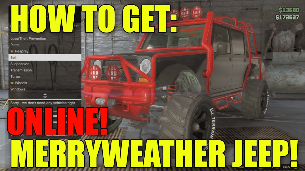 How to get merryweather security jeep #5