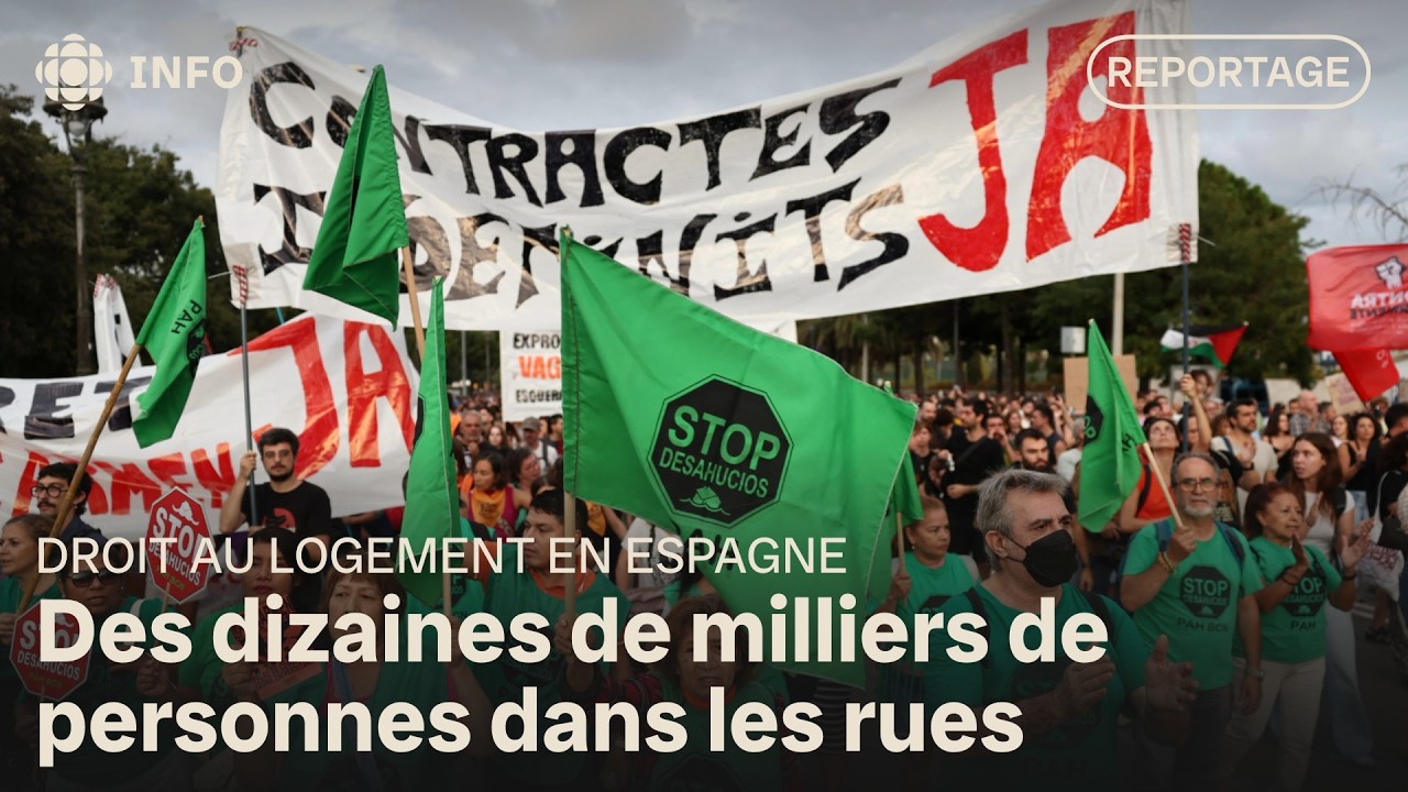Des manifestations monstres pour le droit au logement en Espagne