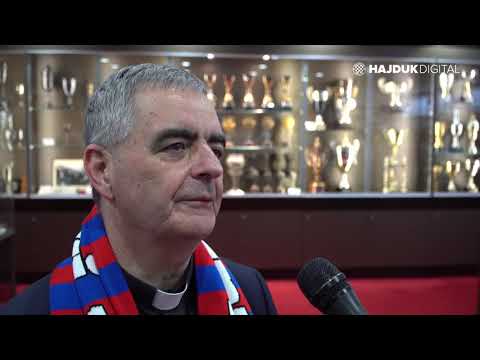 Apostolski nuncij Svete Stolice u Berlinu Nikola Eterović posjetio Hajduk