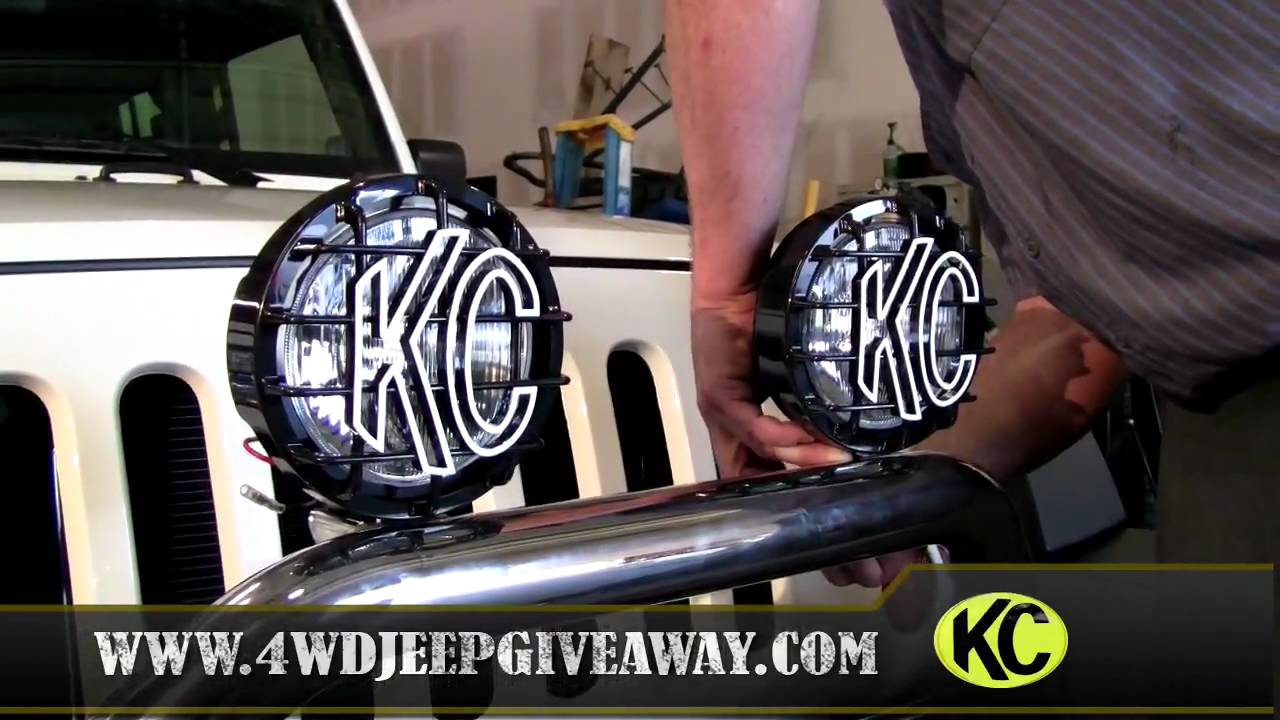 How to install kc lights on jeep #4