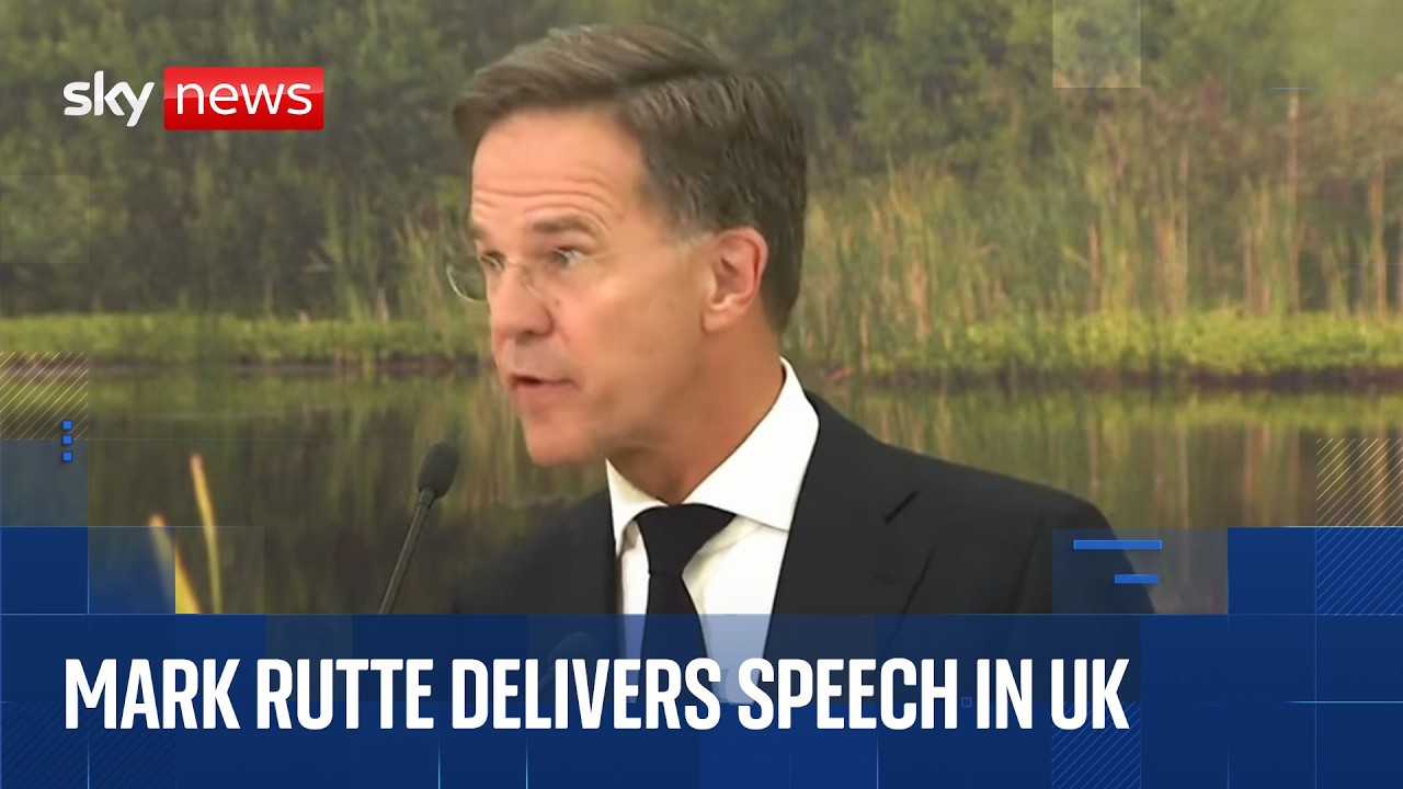 NATO boss delivers speech on future of alliance