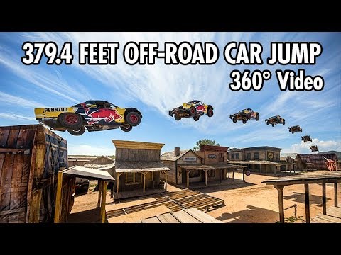 Record-breaking 379.4 Feet Car Jump in 360 | Bryce Menzies in New Mexico