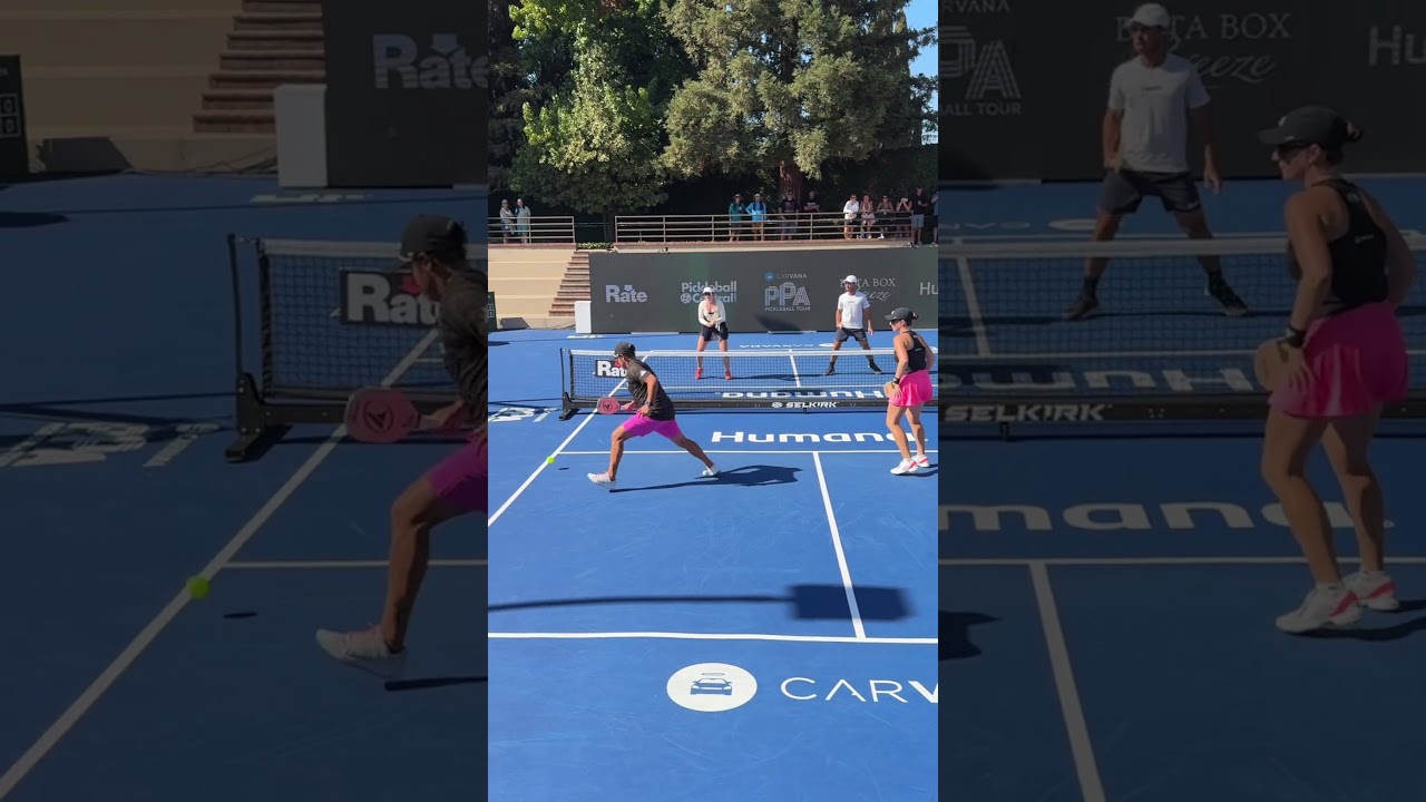 JW and Jorja Johnson show why they’re an ELITE pickleball pairing!