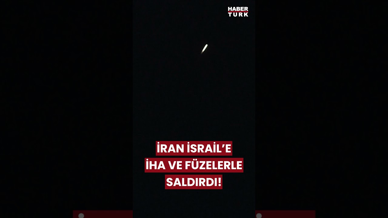 İran, insansız hava araçları ve füzelerle İsrail'e hava saldırısı düzenledi! #shorts #haber #iran