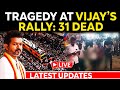 Karur Stampede LIVE | Karur Death | Karur Incident | Vijay Rally Stampede | Vijay Rally Stampede
