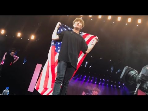 170323 JUNGKOOK TAKING MY FLAG WINGS TOUR NEWARK