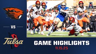 Oregon State vs Tulsa Football Highlights | Nov. 15, 2025