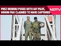President Murmu Poses With Air Force Pilot Shivangi Singh, Whom Pak Once Claimed To Have Captured