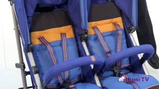 Обзор коляски Коляска-трость для двойни Cybex Twinyx Видеоинструкции.