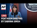 LIVE: Pentagon press briefing after Pakistan’s retaliatory airstrikes on Iran