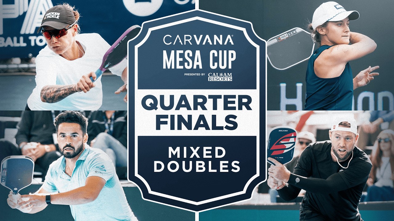 Pisnik/Khlif vs Schneemann/Sock at the The Carvana Masters