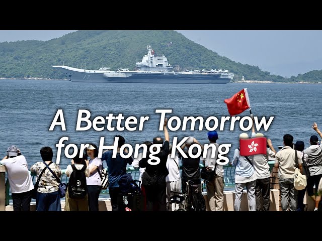 WATCH China PLA Navy's aircraft carrier Shandong leaving Hong Kong after historic visit | FULL