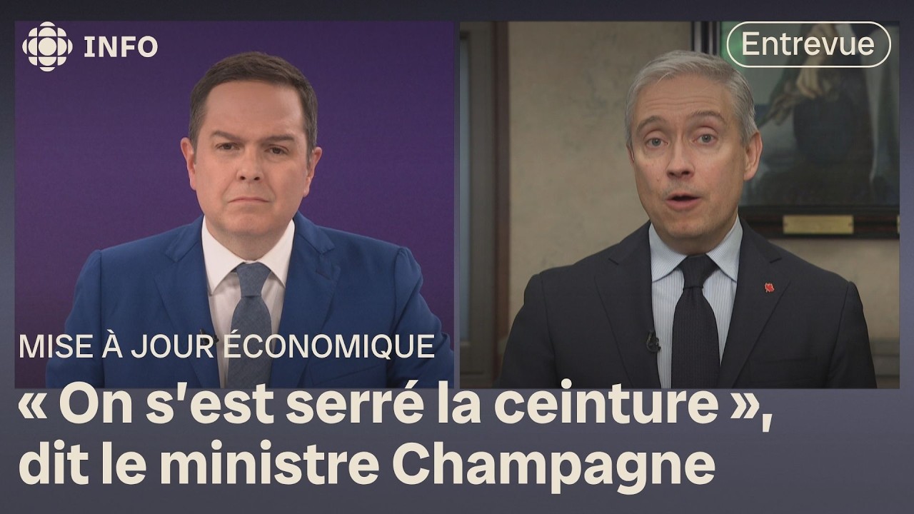 Déficit revu à la baisse : entrevue avec François-Philippe Champagne | Zone économie