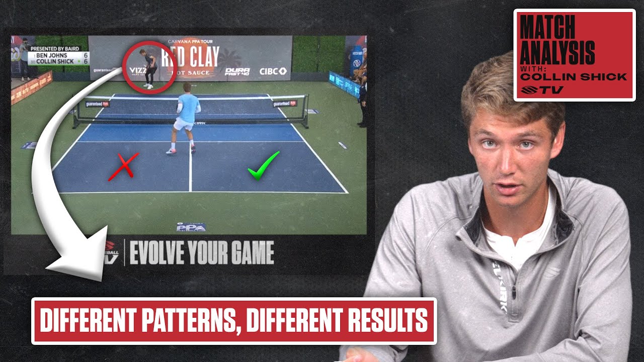Taking Away Your Opponent's Shot Options: Collin Shick vs. Ben Johns PPA Florida Open Finals