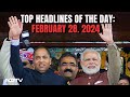 Rajya Sabha Polls | BJP Seeks Trust Vote In Himachal Pradesh | Headlines Of The Day: Feb 28, 2024