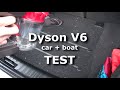 Dyson V6 Car + boat test| Saugtest | Anwendung | Review | AKKU Handsauger | kabellos