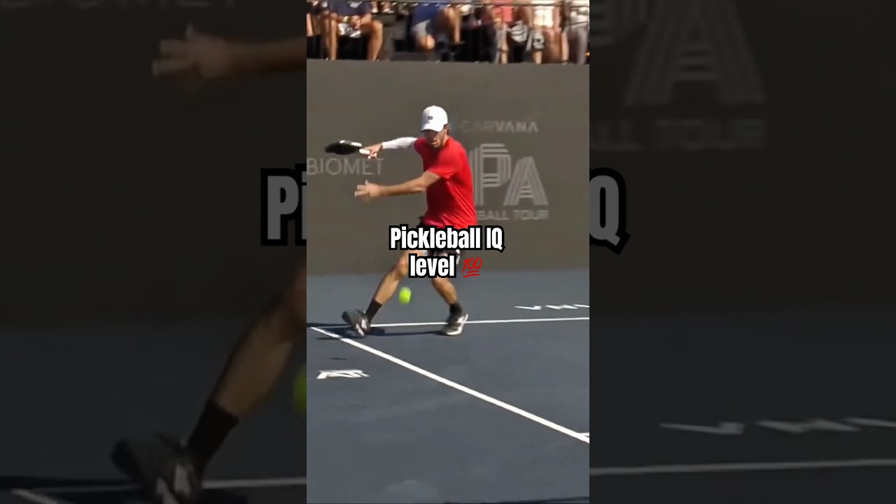 Too smart of a move here by Hunter Johnson 👌#pickleball
