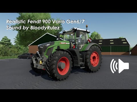 Realistic Fendt 900 Vario Gen6/7 Sound (Prefab) v1.0.0.1