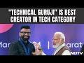 Technical Guruji Awarded Best Creator in Tech Category By PM Modi: Aaj Ka Insaan: