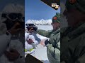 Rajnath Singh interacts with the Armed Forces personnel at Siachen Glacier in Ladakh | News9  - 00:47 min - News - Video