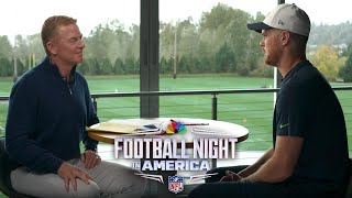 Sam Darnold reflects on his NFL stops from Jets to Seahawks | FNIA | NFL on NBC (FULL INTERVIEW)