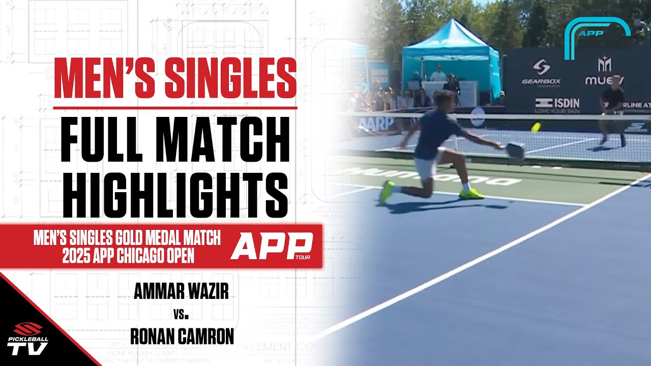 2025 APP Chicago Open Men's Singles Gold Medal Match - Ronan Camron vs. Ammar Wazir