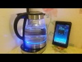 Чайник Polaris PWK 1714CGLD Закипание воды ( Led Light Kettle )