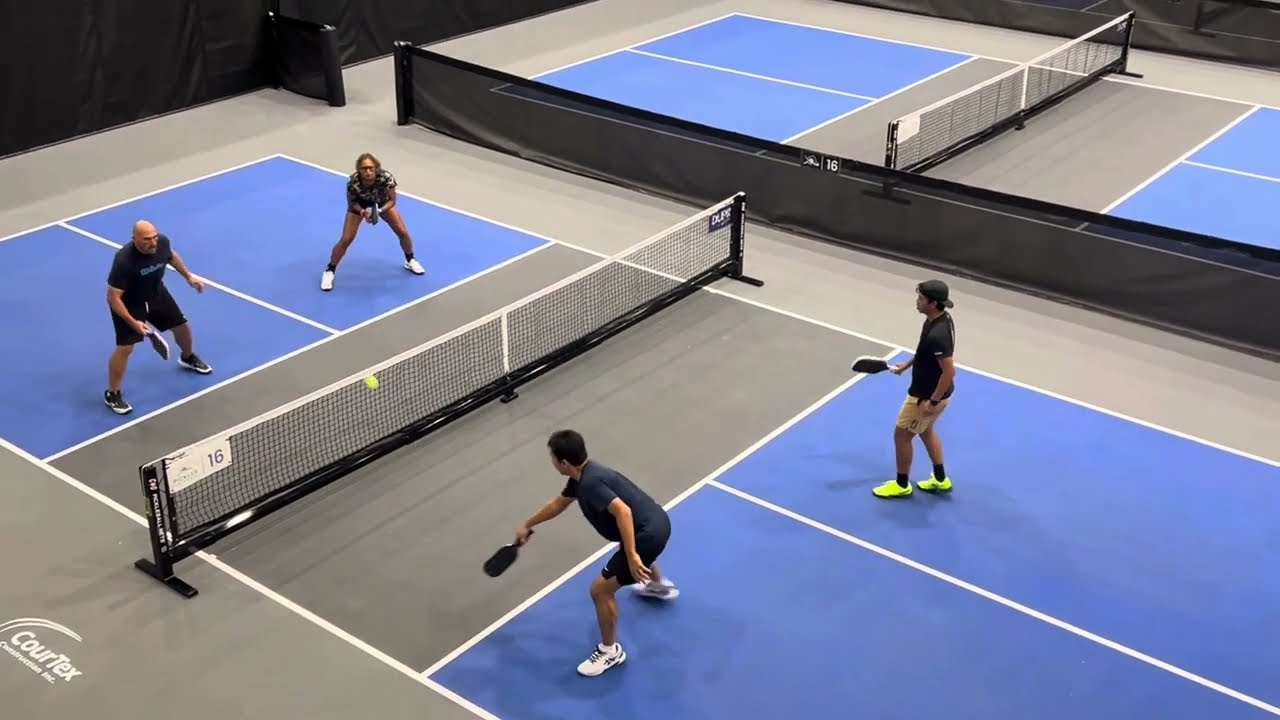 Highlight Points Playing Against US Pro Pickleball Players (Gabe Tardio, Jessie Irvine,Tam Trinh)