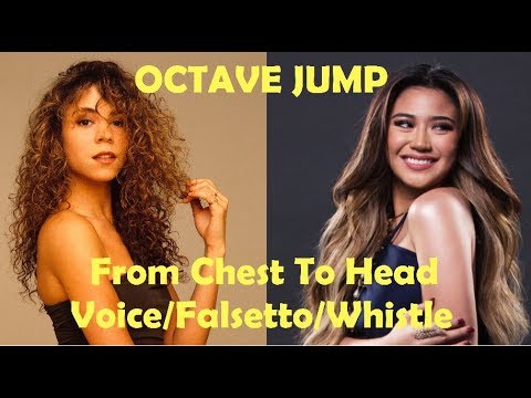 OCTAVE JUMP - From Chest Voice To Head Voice/Falsetto/Whistle Notes!