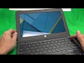 HP Chromebook 11 G5 EE Screen Keyboard and Battery Replacement Procedure