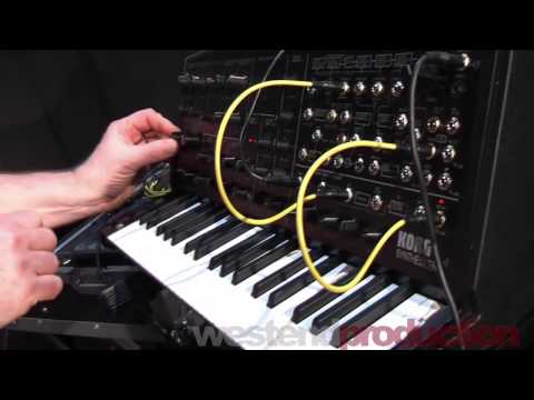 Korg MS20 Mini synth at NAMM 2013 with westendProduction