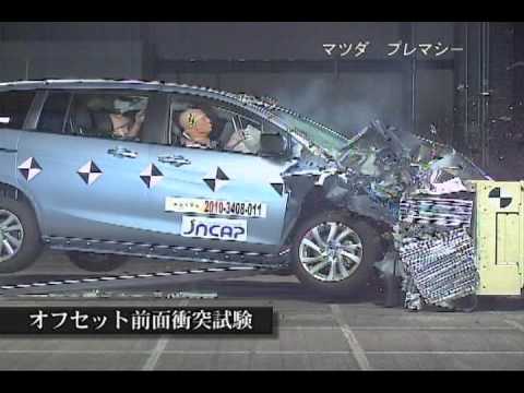 Video crash test Mazda 5 since 2010