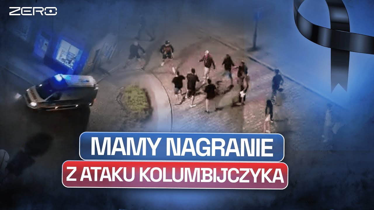 MAMY NAGRANIE Z NOWEGO. ATAK NOŻEM KOLUMBIJCZYKA, POŚCIG POLICYJNY, REANIMACJA