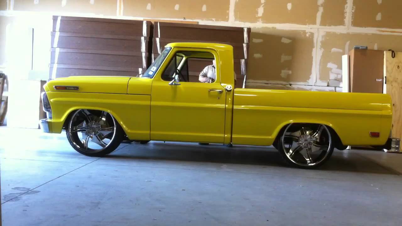 Lowered 69 ford truck #3